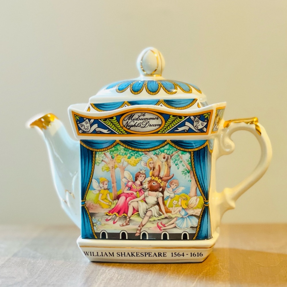 Vintage Sadler‎ Teapot Midsummernight Dream Made in England